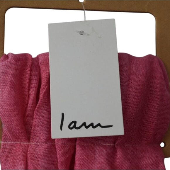 Tie Dye Scarf Womens Long Scarf Wrap By I Am Pink and White Crinkle - Picture 3 of 3